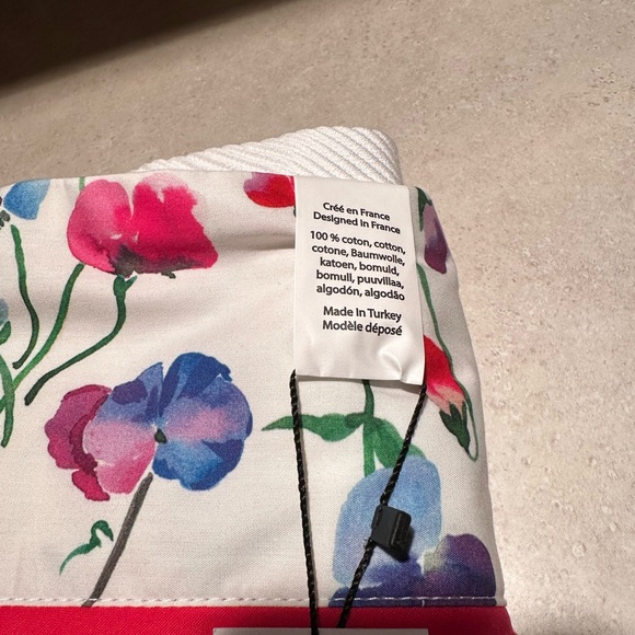 Anne de Solene Paris Capucine hand towel extra large ➡️SOLD OUT - Picture 4 of 6